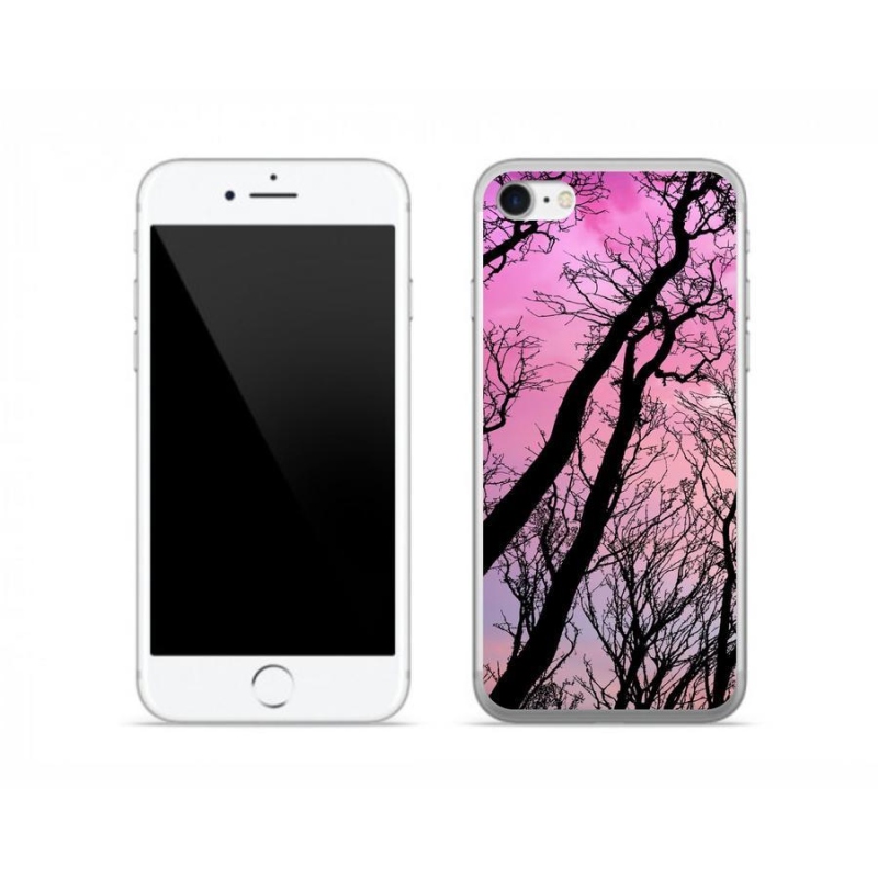 Gélový obal mmCase na mobil iPhone 8 - opadané stromy