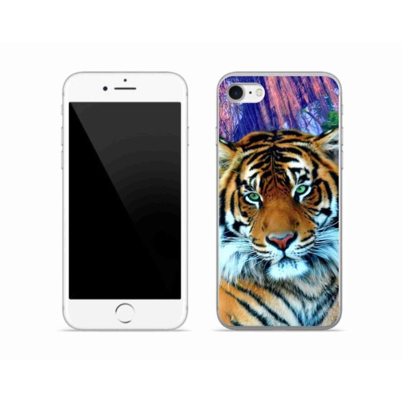 Gélový obal mmCase na mobil iPhone 8 - tiger