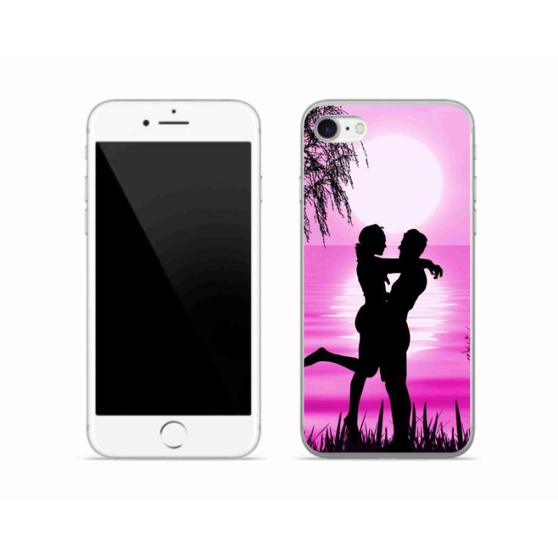 Gélový obal mmCase na mobil iPhone SE (2020) - západ slnka