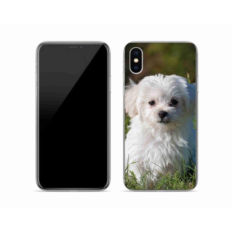 Gélový obal mmCase na mobil iPhone X - bišon