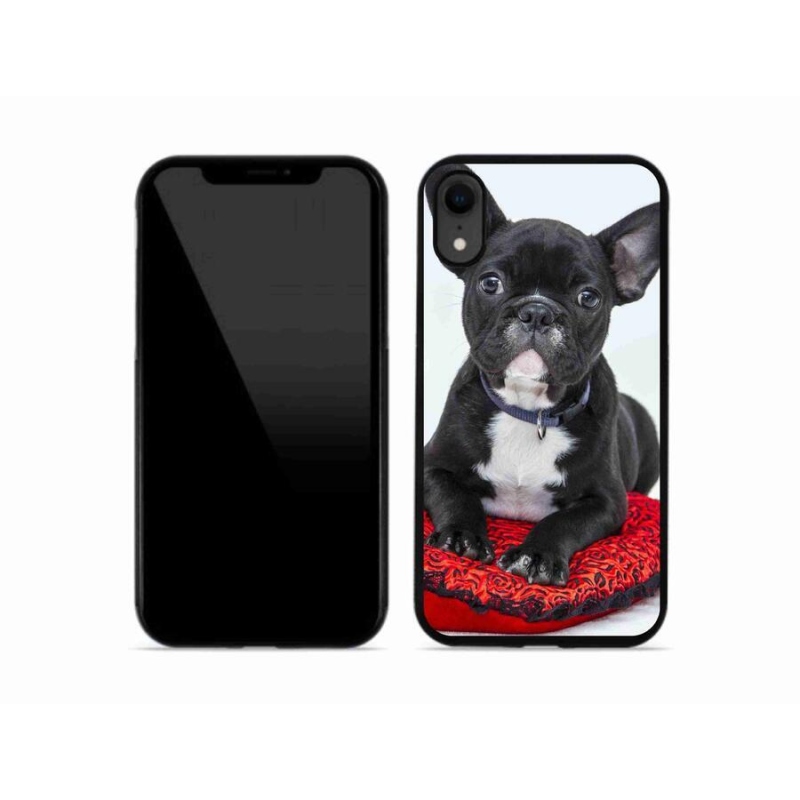 Gélový obal mmCase na mobil iPhone XR - buldog