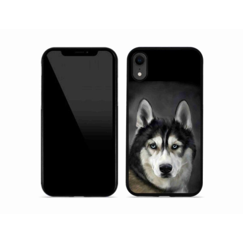 Gélový obal mmCase na mobil iPhone XR - husky