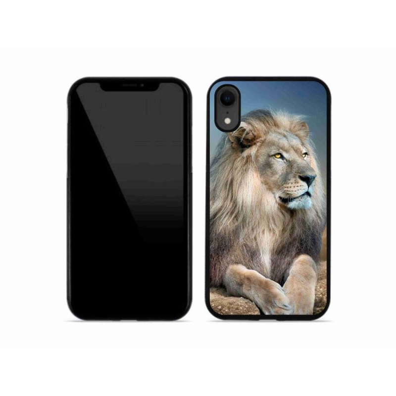 Gélový obal mmCase na mobil iPhone XR - lev 1