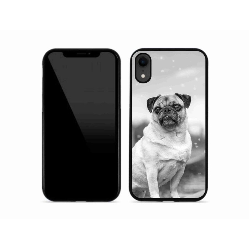 Gélový obal mmCase na mobil iPhone XR - mops