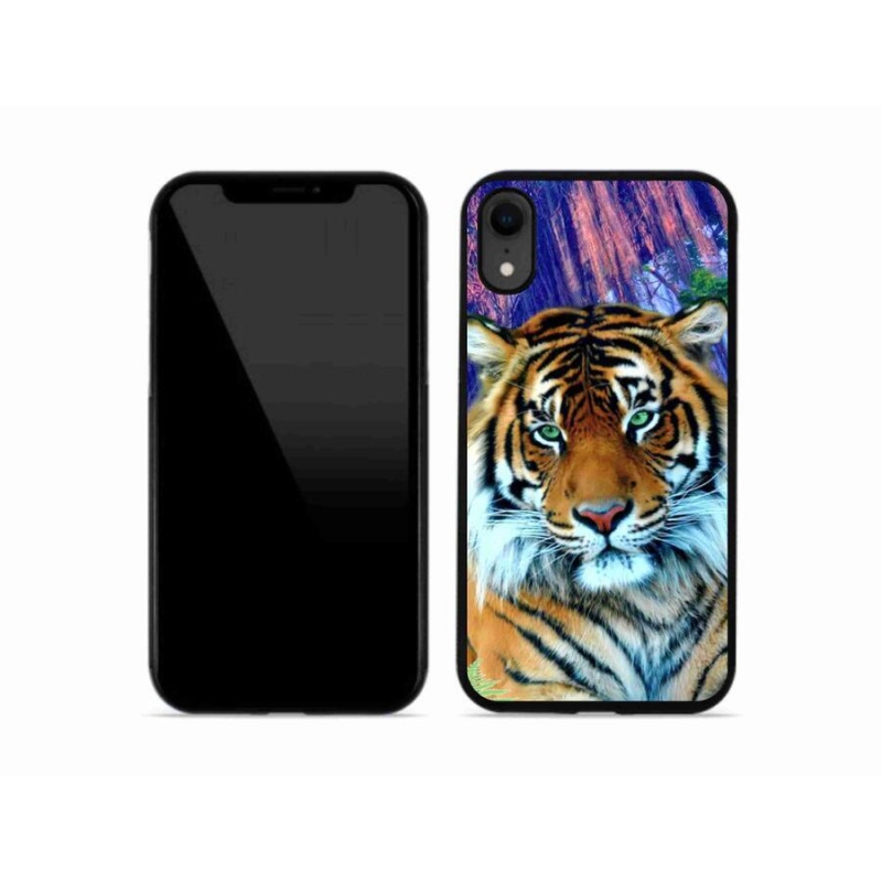 Gélový obal mmCase na mobil iPhone XR - tiger