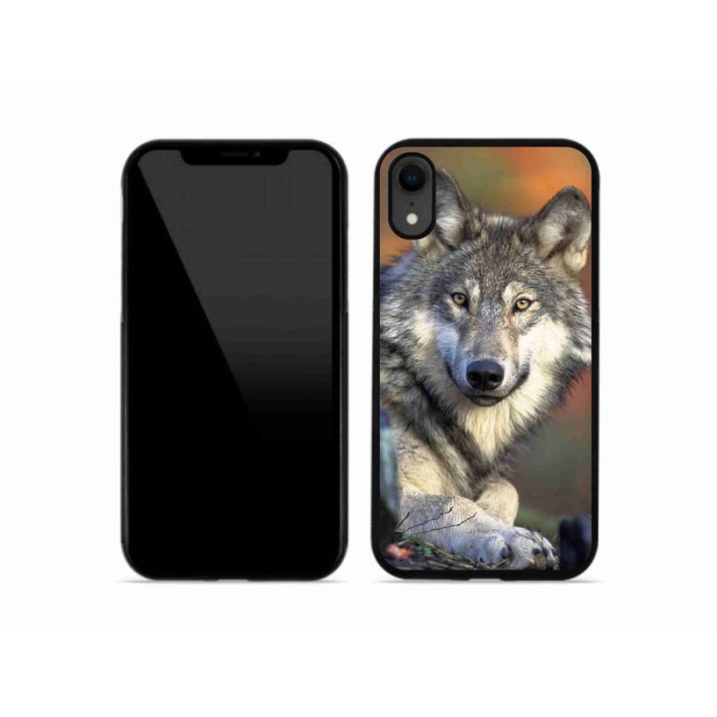 Gélový obal mmCase na mobil iPhone XR - vlk