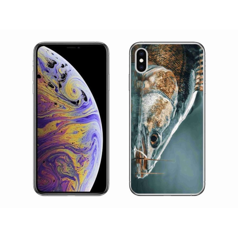 Gélový obal mmCase na mobil iPhone XS Max - zubáč