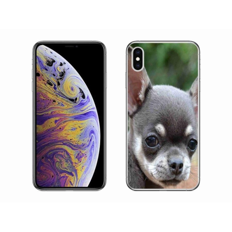 Gélový obal mmCase na mobil iPhone XS Max - čivava