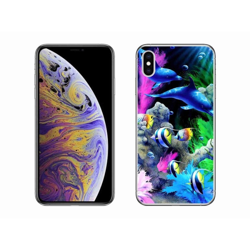 Gélový obal mmCase na mobil iPhone XS Max - morský svet