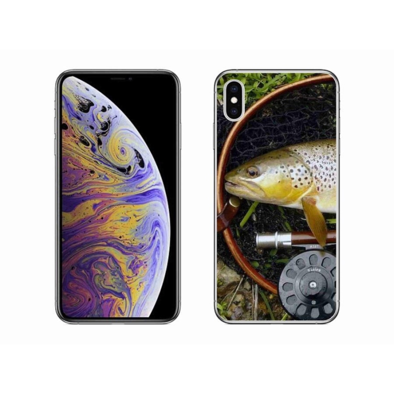 Gélový obal mmCase na mobil iPhone XS Max - pstruh 2