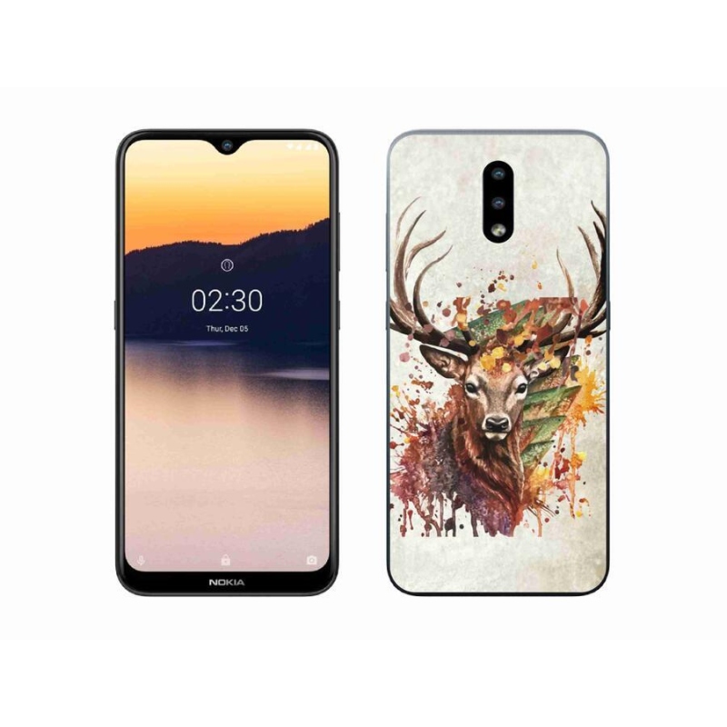 Gélový obal mmCase na mobil Nokia 2.3 - jeleň 1