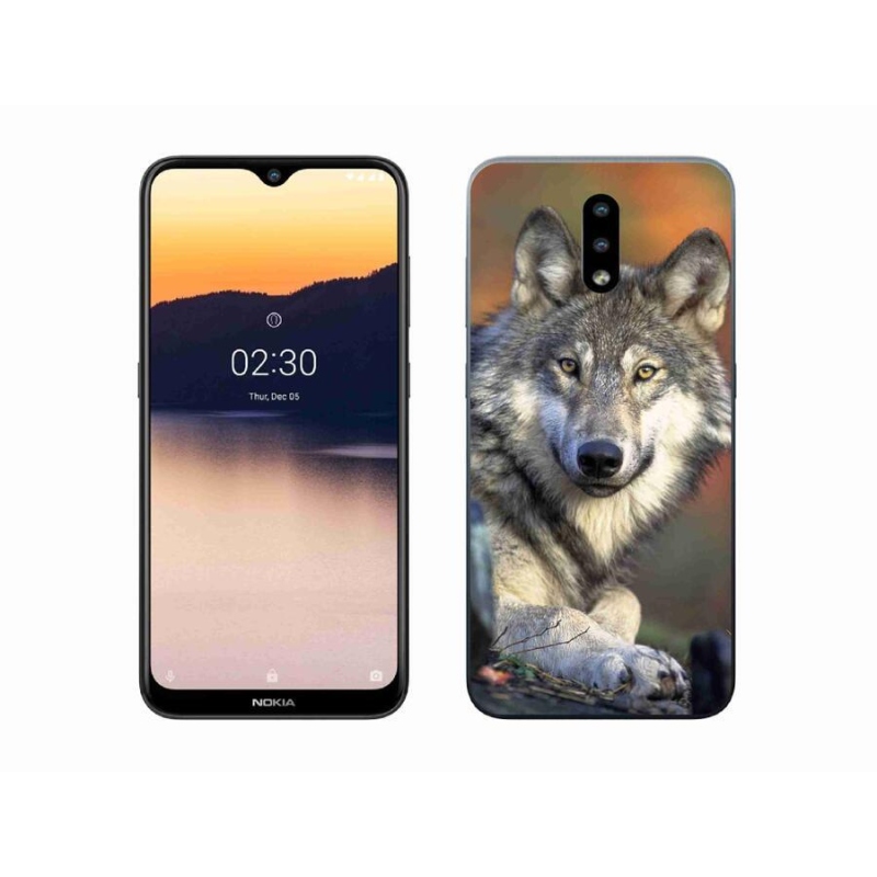 Gélový obal mmCase na mobil Nokia 2.3 - vlk