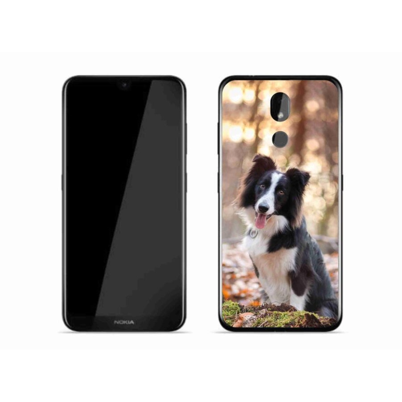 Gélový obal mmCase na mobil Nokia 3.2 - border kólie 1