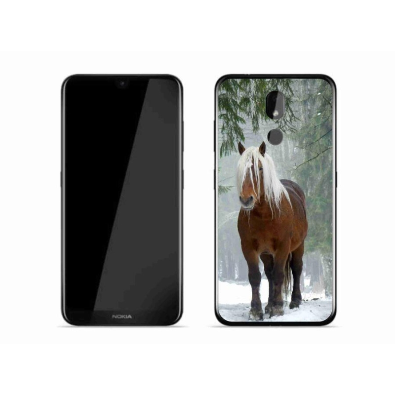 Gélový obal mmCase na mobil Nokia 3.2 - kôň v lese
