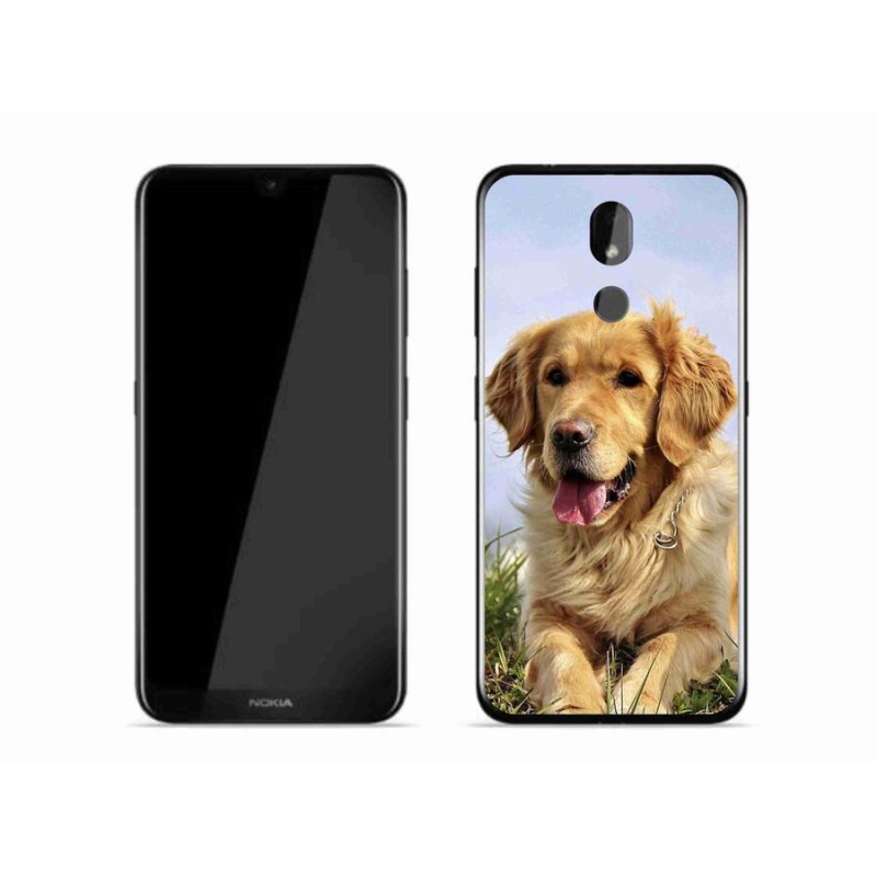 Gélový obal mmCase na mobil Nokia 3.2 - zlatý retriever