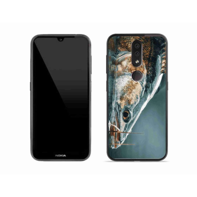 Gélový obal mmCase na mobil Nokia 4.2 - zubáč