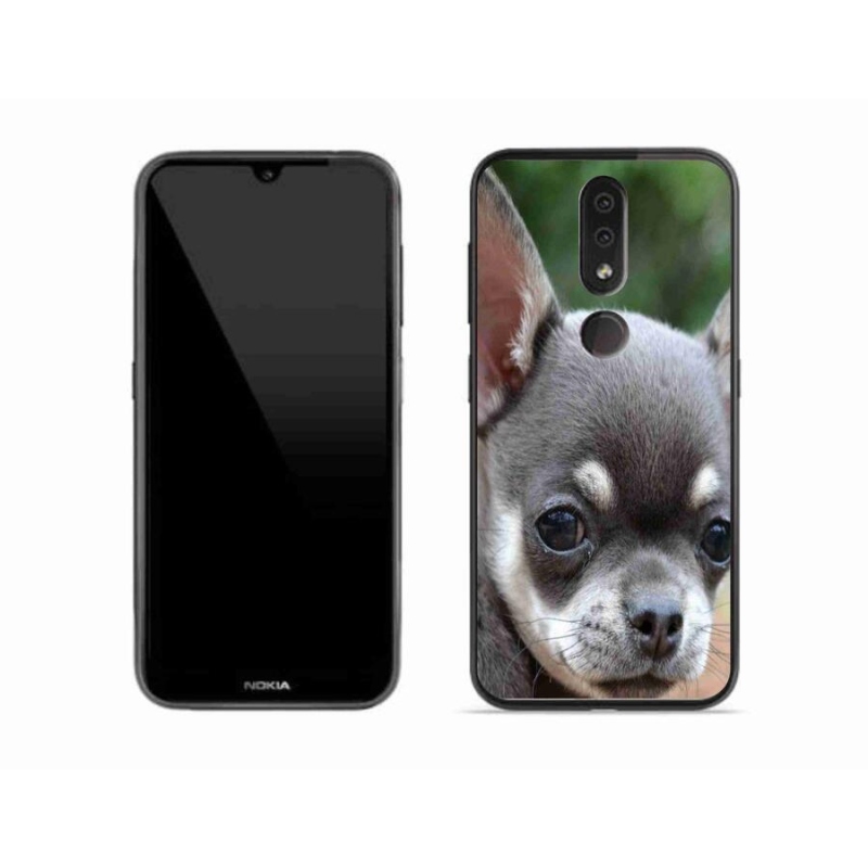 Gélový obal mmCase na mobil Nokia 4.2 - čivava