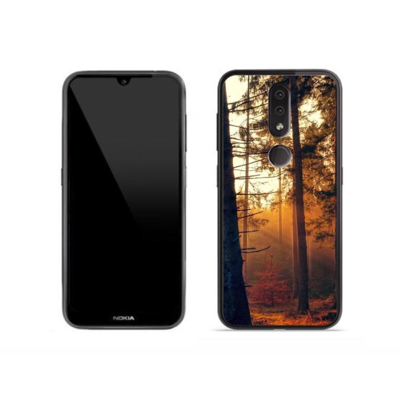 Gélový obal mmCase na mobil Nokia 4.2 - les