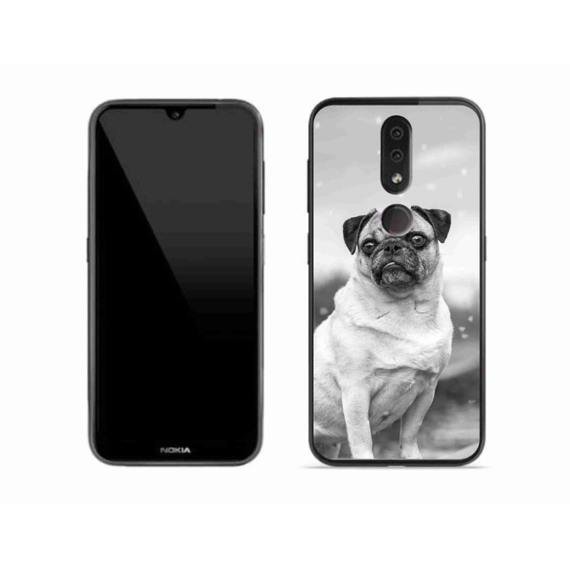 Gélový obal mmCase na mobil Nokia 4.2 - mops