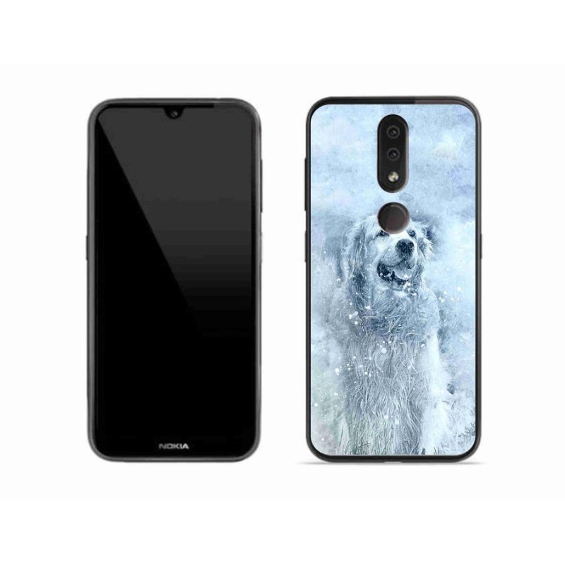 Gélový obal mmCase na mobil Nokia 4.2 - retríver