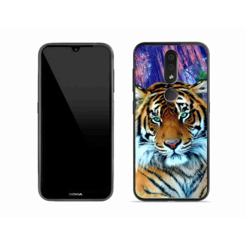 Gélový obal mmCase na mobil Nokia 4.2 - tiger