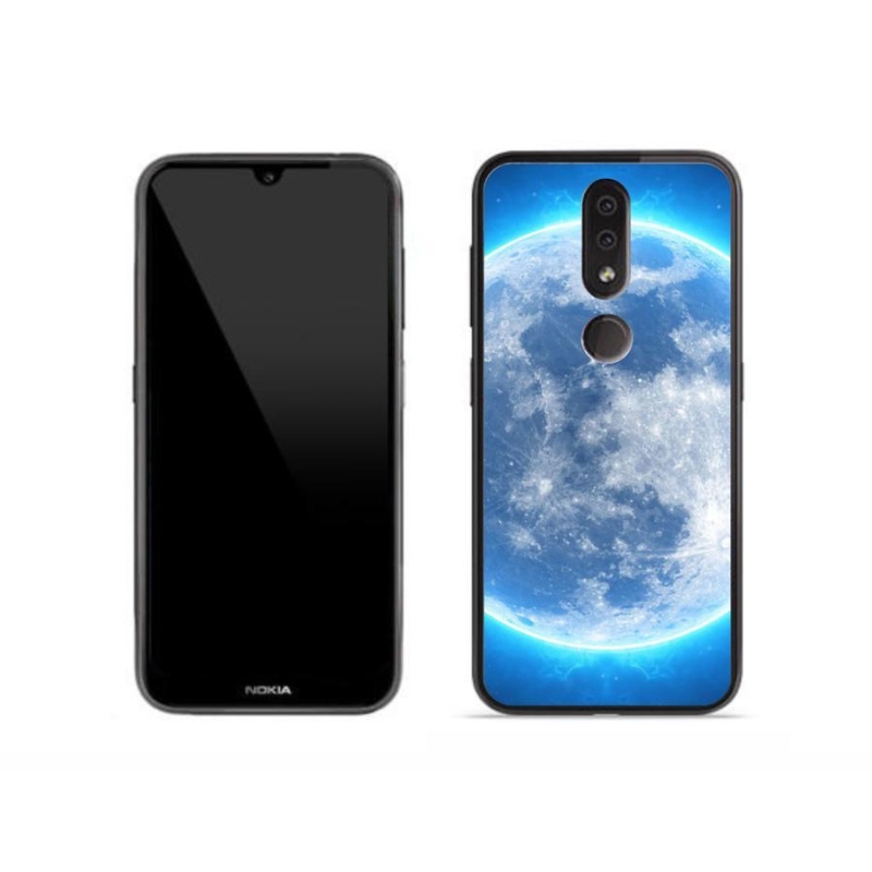 Gélový obal mmCase na mobil Nokia 4.2 - zemegule