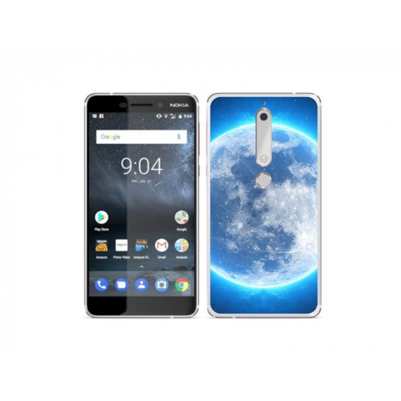 Gélový obal mmCase na mobil Nokia 6.1 - zemegule