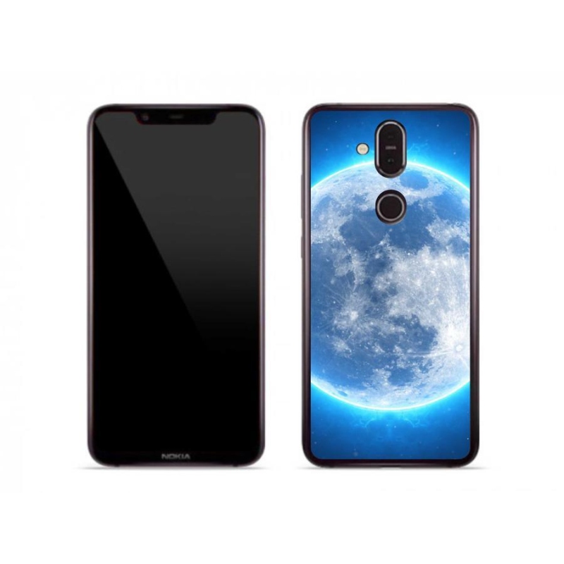 Gélový obal mmCase na mobil Nokia 8.1 - zemegule