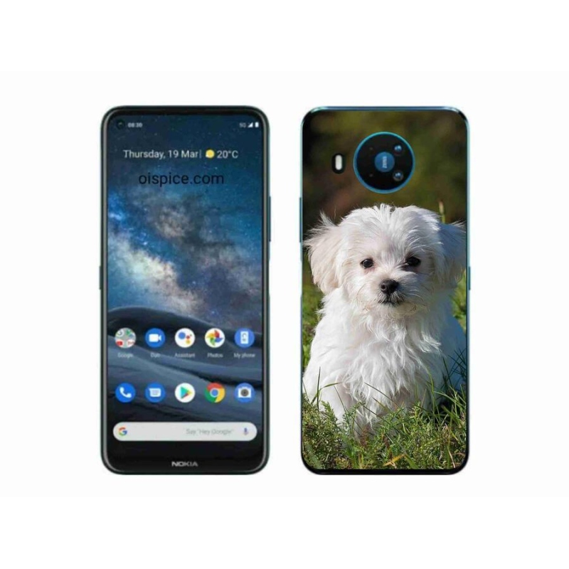 Gélový obal mmCase na mobil Nokia 8.3 5G - bišon