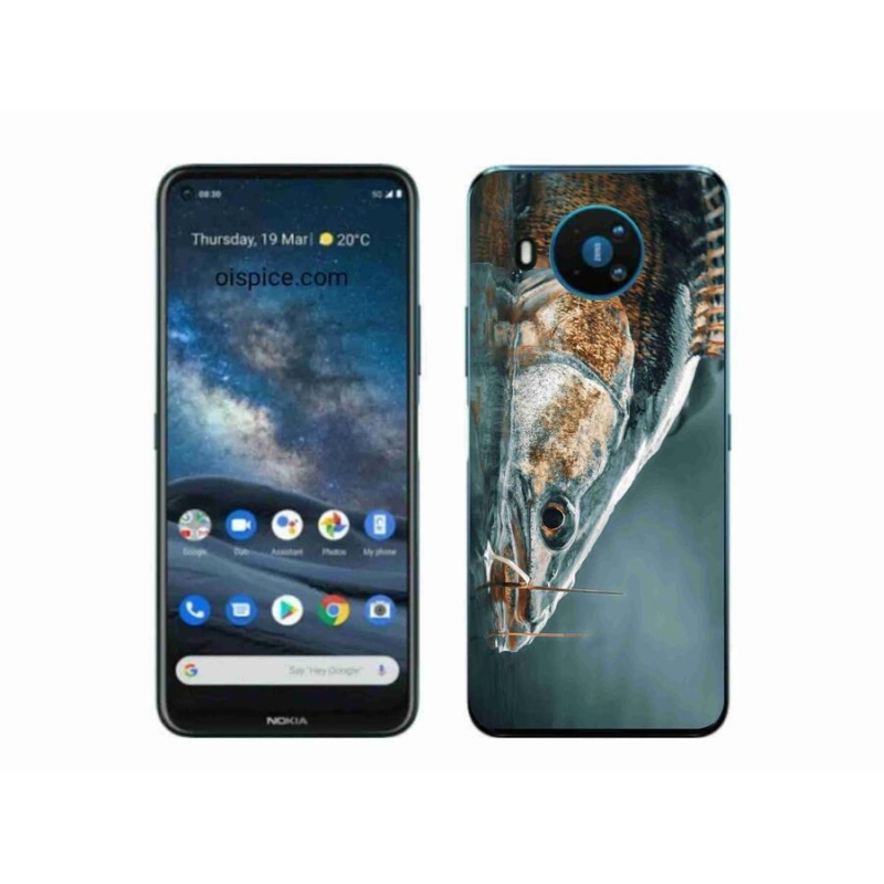 Gélový obal mmCase na mobil Nokia 8.3 5G - zubáč