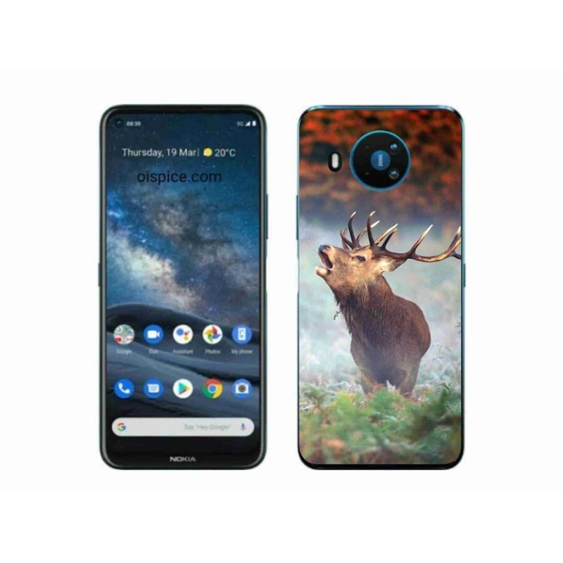 Gélový obal mmCase na mobil Nokia 8.3 5G - jeleň 2