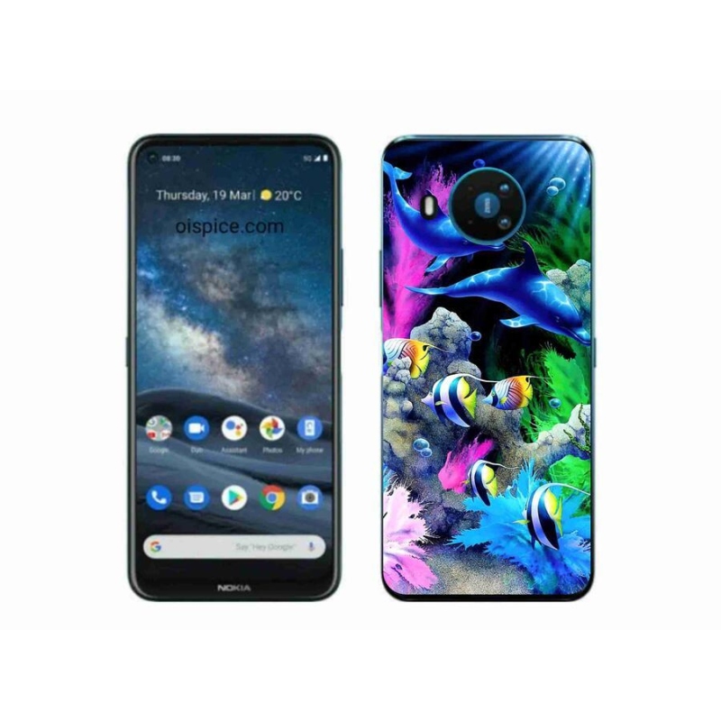 Gélový obal mmCase na mobil Nokia 8.3 5G - morský svet