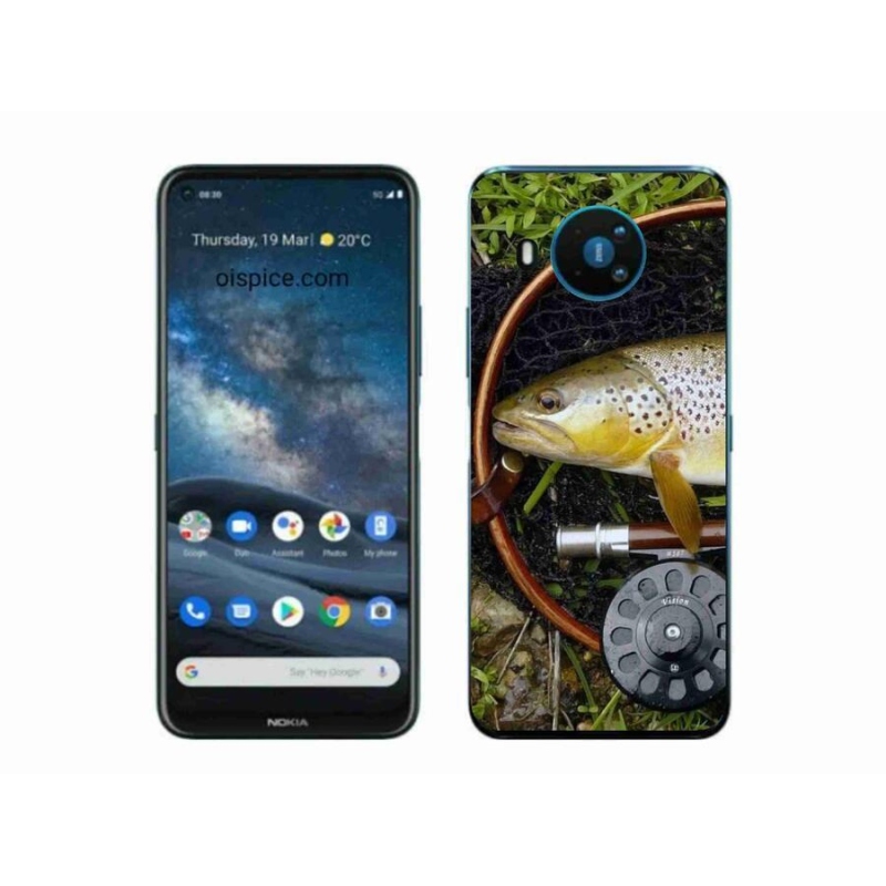 Gélový obal mmCase na mobil Nokia 8.3 5G - pstruh 2