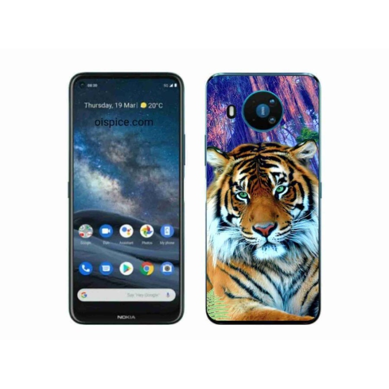 Gélový obal mmCase na mobil Nokia 8.3 5G - tiger