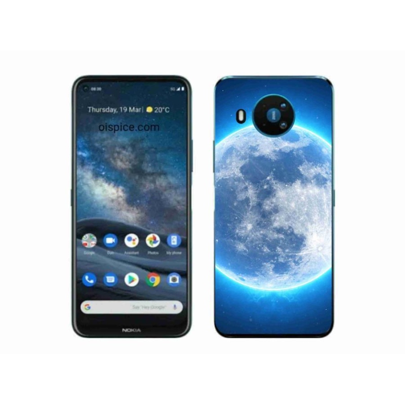 Gélový obal mmCase na mobil Nokia 8.3 5G - zemegule