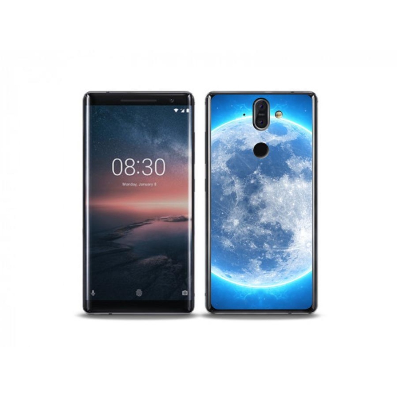 Gélový obal mmCase na mobil Nokia 8 Sirocco - zemegule