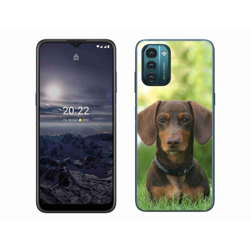 Gélový obal mmCase na mobil Nokia G11/G21 - hnedý jazvečík