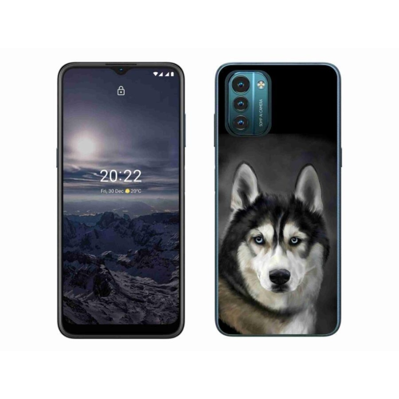 Gélový obal mmCase na mobil Nokia G11/G21 - husky