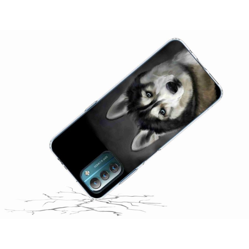 Gélový obal mmCase na mobil Nokia G11/G21 - husky