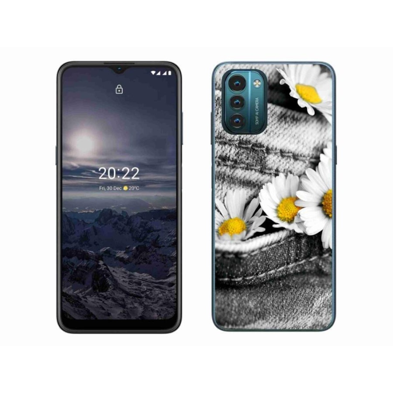 Gélový obal mmCase na mobil Nokia G11/G21 - margarétky