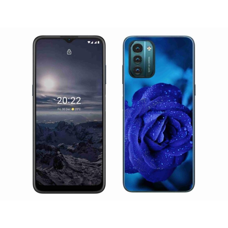 Gélový obal mmCase na mobil Nokia G11/G21 - modrá ruža