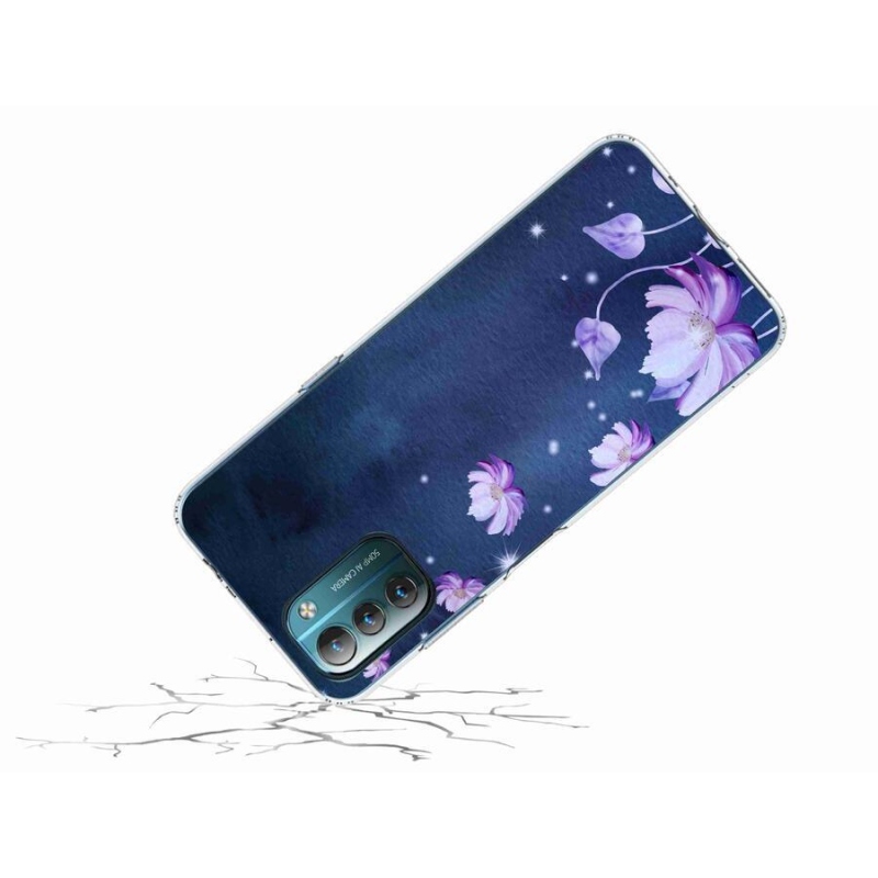 Gélový obal mmCase na mobil Nokia G11/G21 - padajúce kvety