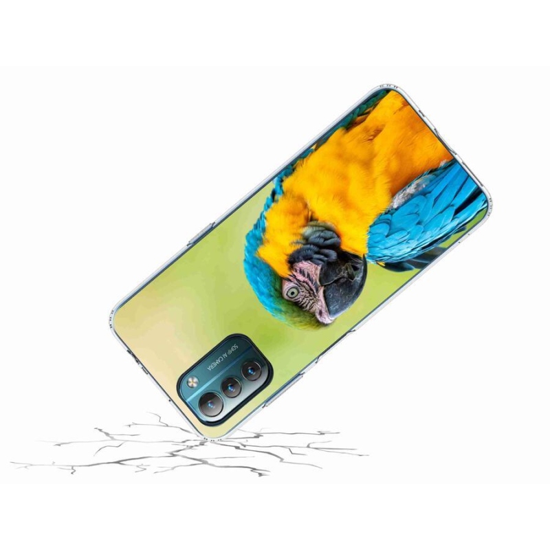 Gélový obal mmCase na mobil Nokia G11/G21 - papagáj ara 2