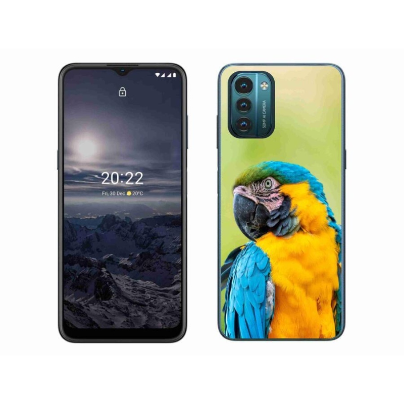 Gélový obal mmCase na mobil Nokia G11/G21 - papagáj ara 2