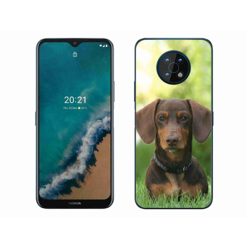 Gélový obal mmCase na mobil Nokia G50 - hnedý jazvečík