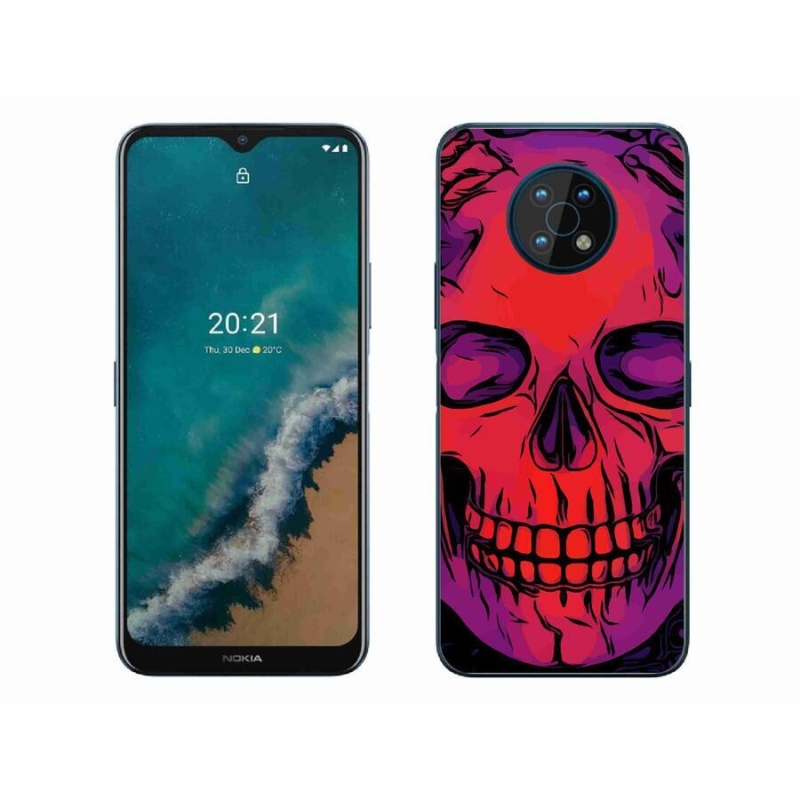 Gélový obal mmCase na mobil Nokia G50 - lebka