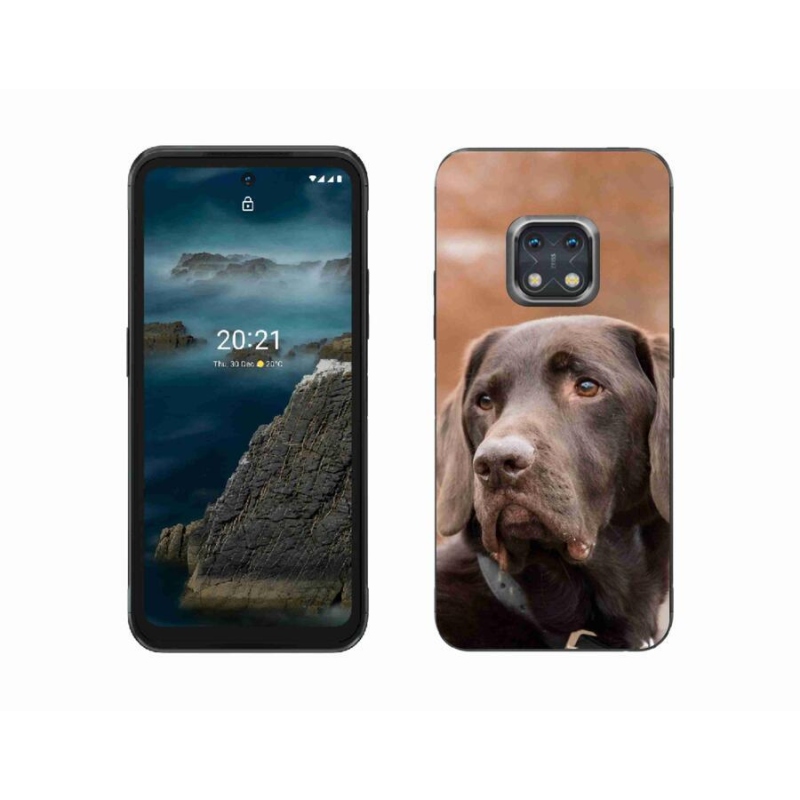 Gélový obal mmCase na mobil Nokia XR20 - hnedý labrador