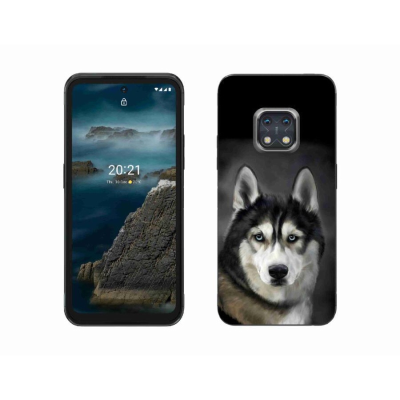 Gélový obal mmCase na mobil Nokia XR20 - husky