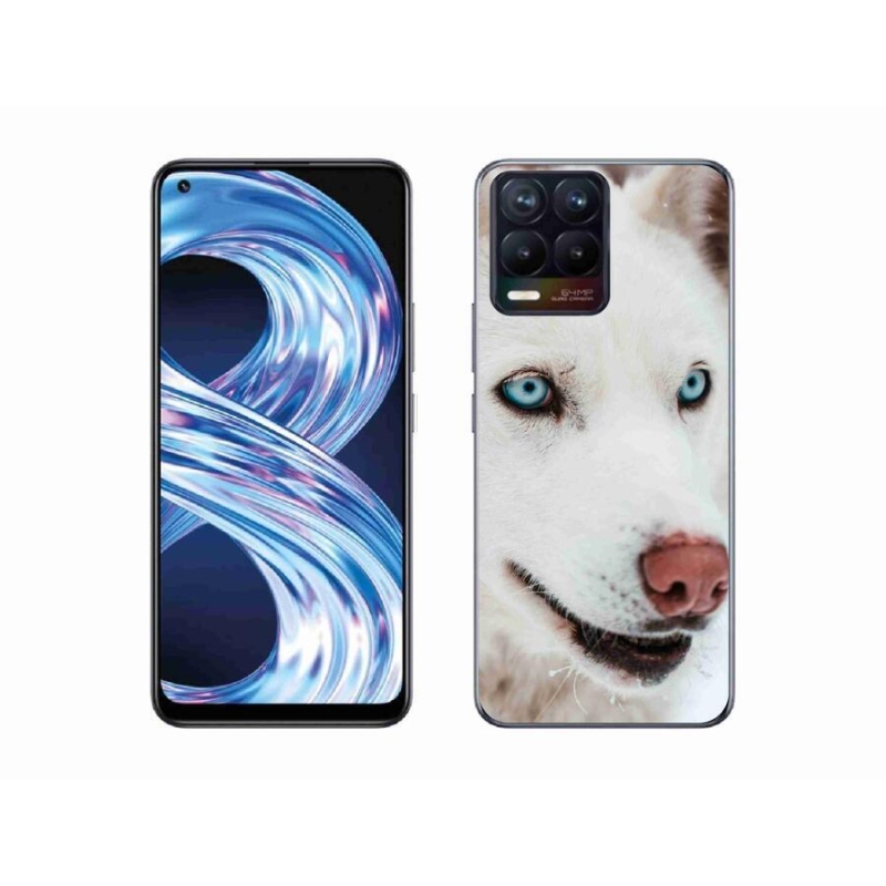 Gélový obal mmCase na mobil Realme 8 4G - psí pohľad