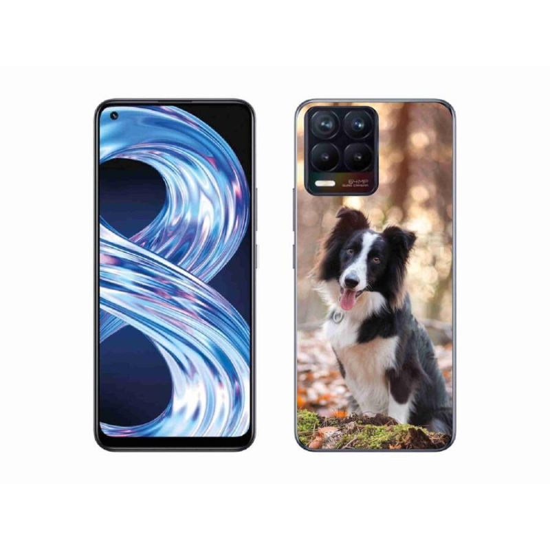 Gélový obal mmCase na mobil Realme 8 Pro - border kólia 1